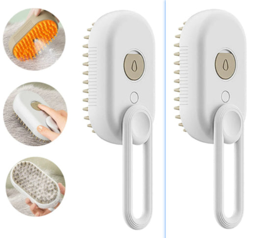 3-in-1 Steam Brush for Cats and Dogs