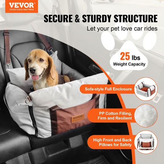 Safe & Comfortable Car Seat for Your Dog — Stress-Free Travel Every Time